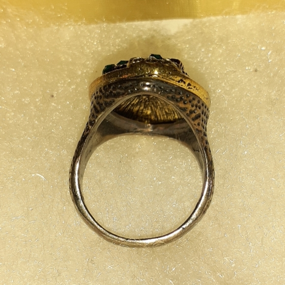 VTG 💚 Costume Sparkle Ring - Picture 3 of 7
